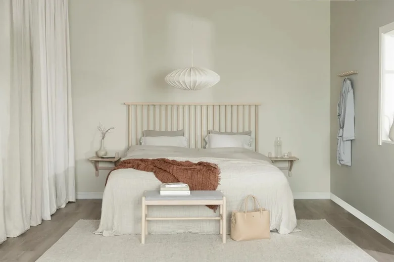 Klidná ložnice pro spánek podle feng shui