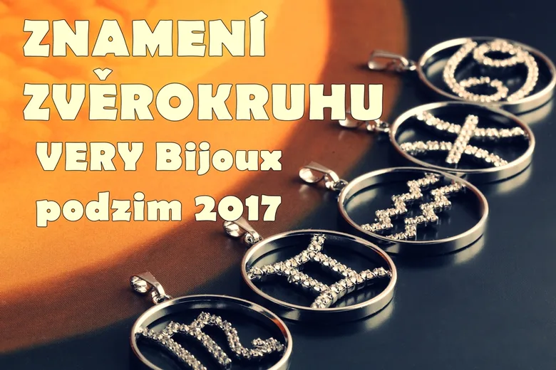 Kruhy s krystaly znázorňující znamení zvěrokruhu