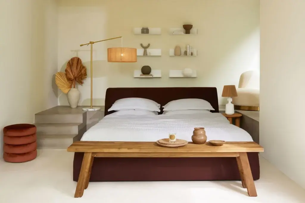 Klidná ložnice pro spánek podle feng shui