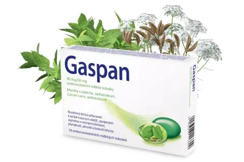 Léčivo Gaspan proti plynatosti a zápachu