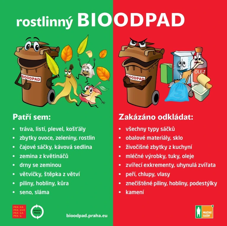 Návod, co se dá a co se nedá vracet do bioodpadu