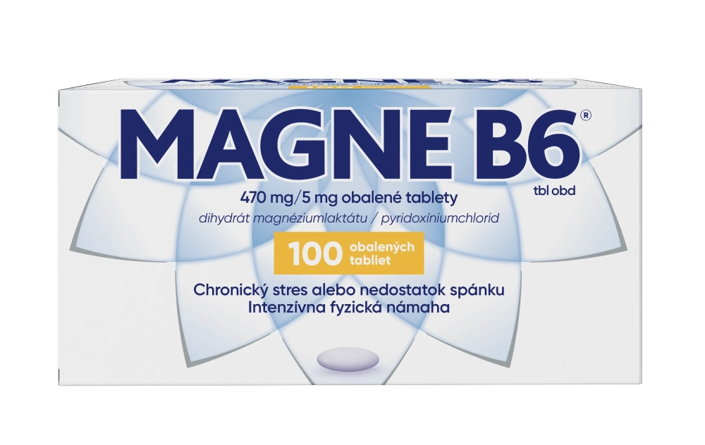 Tablety MAGNE B6 proti stresu a únoci