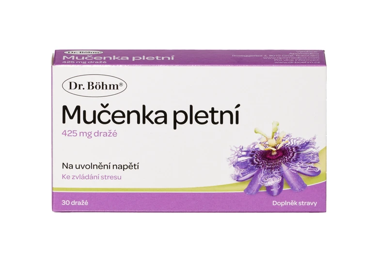 Doplněk stravy na snížení stresu – Mučenka pletní