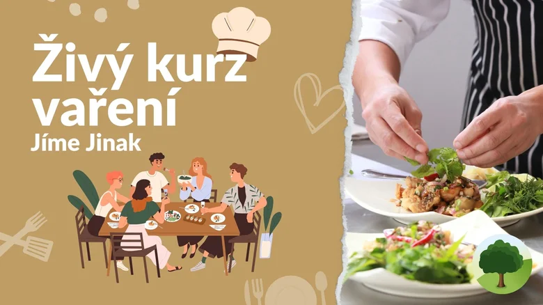 Chef připravuje zeleninový salát k večeři
