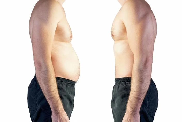 Male body transformation
