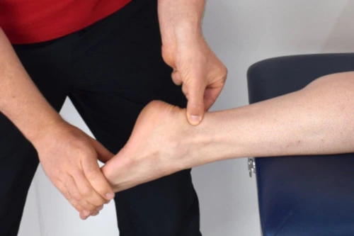 Physical therapy ankle manipulation