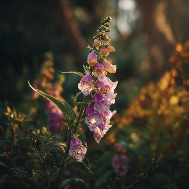 Foxglove plant in bloom
